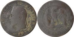 World Coins - Coin, France, Napoleon III, Napoléon III, 10 Centimes, 1861, Strasbourg