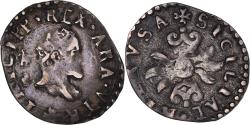 World Coins - Coin, ITALIAN STATES, 1/2 carlino, 1555-1598, Messina, , Silver