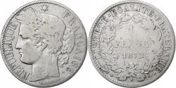 World Coins - France, Franc, Cérès, 1872, Paris, Silver, , KM:822.1