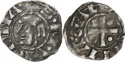 World Coins - Archbishopric of Vienne, Denier, ca. 1200-1250, Vienne, Billon,