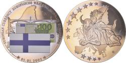 World Coins - Finland, Medal, Monnaie Européenne, Billet de 100 Euro, Politics, Society, War