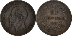 World Coins - Coin, Italy, Vittorio Emanuele II, 10 Centesimi, 1866, Naples,