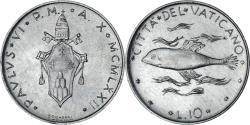 World Coins - Coin, VATICAN CITY, Paul VI, 10 Lire, 1972, , Aluminum, KM:119