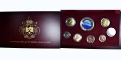 World Coins - Tristan Da Cunha, Elizabeth II, Set 1/2 penny to 1 crown, 2008, Proof,