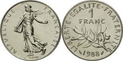World Coins - Coin, France, Semeuse, Franc, 1988, Paris, , Nickel, KM:925.1