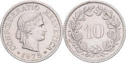 World Coins - Switzerland, 10 Rappen, Libertas, 1975, Bern, Copper-nickel, , KM:27