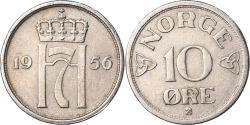 World Coins - Coin, Norway, 10 Öre, 1956