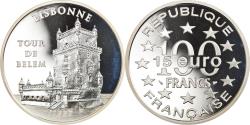 World Coins - Coin, France, La Tour de Belem - Lisbonne, 100 Francs-15 Euro, 1997, Proof