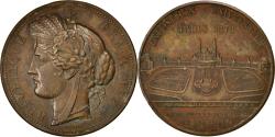 World Coins - France, Medal, French Third Republic, Sciences & Technologies, 1878, Oudiné