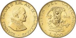 World Coins - Coin, VATICAN CITY, John Paul II, 200 Lire, 1987, FDC,