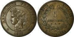 World Coins - Coin, France, Cérès, 5 Centimes, 1877, Paris, , Bronze, Gadoury:157a