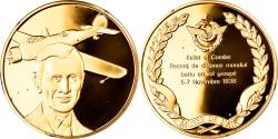 World Coins - France, Medal, Record de Distance Mondial battu en Vol Groupé, Aviation