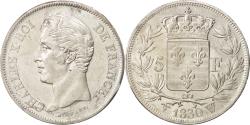 World Coins - Coin, France, Charles X, 5 Francs, 1830, Lille, , Silver, KM:728.13