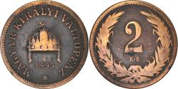 World Coins - Coin, Hungary, Franz Joseph I, 2 Filler, 1895, Kormoczbanya, , Bronze