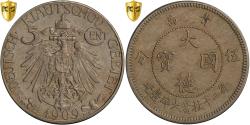 World Coins - Kiau Chau Wilhelm II, 5 Cents, 1909, Berlin, Copper-nickel, PCGS, , KM:1