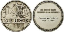 World Coins - France, Medal, SERCE, Syndicat des Entrepreneurs de Réseaux de Centrales, 1985