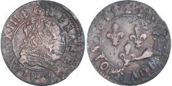 World Coins - Coin, France, Louis XIII, Double Tournois, 1635, Saint-Palais,