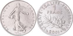 World Coins - Coin, France, Semeuse, Franc, 2001, , Nickel, KM:925.2