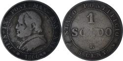 World Coins - Vatican, PAPAL STATES, Pius IX, Soldo, 1866, Rome, , Bronze