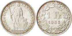 World Coins - Coin, Switzerland, Franc, 1963, Bern, , Silver, KM:24
