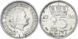 World Coins - Coin, Netherlands, 25 Cents, 1956
