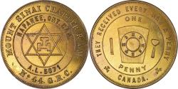 World Coins - Canada, Token, Masonic, Napanee, Mount Sinaï, Chapter Penny, , Brass