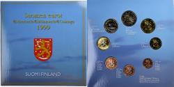 World Coins - Finland, 1 Cent to 2 Euro, BU, 1999, Vantaa,