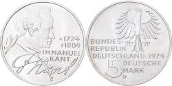 World Coins - Federal Republic of Germany, 5 Mark, 1974, Munich, Silver, , KM:139