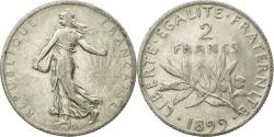 World Coins - Coin, France, Semeuse, 2 Francs, 1899, Paris, , Silver, KM:845.1