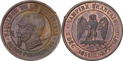 World Coins - France, Satirical token, Napoléon III, Sedan, 1870-1871, Copper,