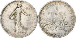 World Coins - France, Franc, Semeuse, 1901, Paris, Silver, , Gadoury:467, KM:844.1