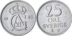 World Coins - Sweden, 25 Öre, 1965