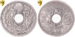 World Coins - Coin, France, Lindauer, 25 Centimes, 1917, Paris, Cmes souligné, PCGS,