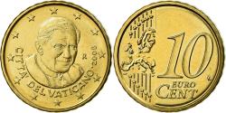 World Coins - VATICAN CITY, 10 Euro Cent, 2008, , Brass, KM:385