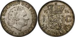 World Coins - Netherlands, Juliana, Gulden, 1954, Silver, , KM:184