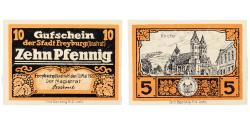 World Coins - Banknote, Germany, Freyburg a. Unstrut Stadt, 10 Pfennig, Eglise, 1920