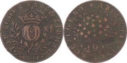 World Coins - Principality of Dombes, Token, Anne-Marie-Louise d’Orléans, 1635,