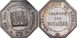 World Coins - France, Token, Notaires de l'Arrondissement de Béthune, Silver,