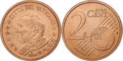World Coins - Vatican, 2 Euro Cent, Jean-Paul II, 2004, Rome, Copper Plated Steel,