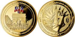 World Coins - France, Medal, 70ème Anniversaire Fin de la 2ème Guerre Mondiale, 2015