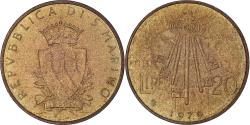 World Coins - Coin, San Marino, 20 Lire, 1979, , Aluminum-Bronze, KM:93