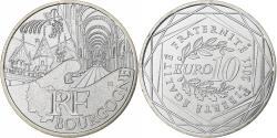 World Coins - France, 10 Euro, Euros des régions, Bourgogne, 2011, Paris, Silver,