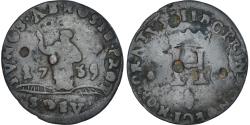World Coins - Coin, Monaco, Honore III, Six deniers dits "dardenne", 1735, Monaco,