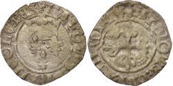 World Coins - Coin, France, Charles VI, Florette, Troyes, , Billon, Duplessy:405D