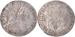 World Coins - Coin, France, Louis XIV, 1/2 Écu à la mèche longue, 1/2 Ecu, 1651