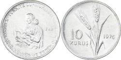 World Coins - Turkey, 10 Kurus, 1976, Istanbul, Aluminum, , KM:908