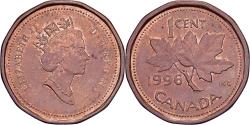 World Coins - Canada, Elizabeth II, Cent, 1996, Royal Canadian Mint, Bronze, , KM:181