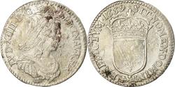 World Coins - Coin, France, Louis XIV, 1/12 Écu à la mèche longue, 1/12 ECU, 10 Sols, 1659
