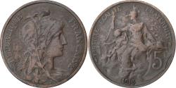 World Coins - France, 5 Centimes, Dupuis, 1913, Paris, Bronze, , Gadoury:165, KM:842