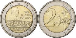 World Coins - Luxembourg, 2 Euro, 2018, Utrecht, Bi-Metallic,